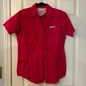 Columbia PFG Hot Pink Fishing Shirt